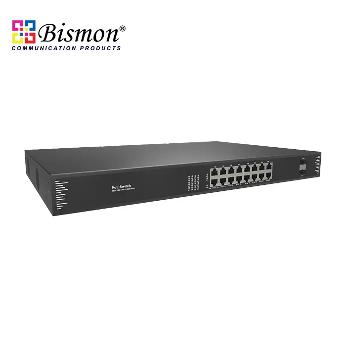 16 Port 10/100/1000M PoE+ 2xSFP slot 19