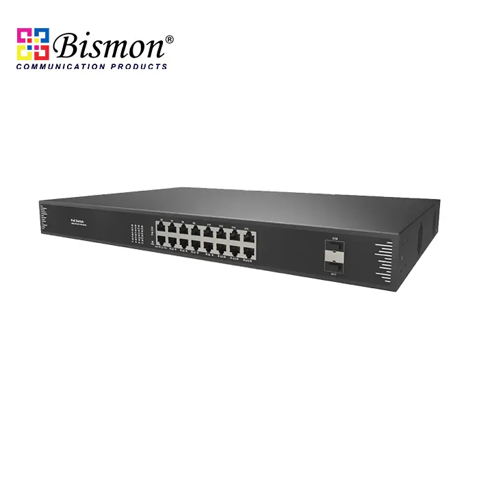 16 Port 10/100/1000M PoE+ 2xSFP slot 19