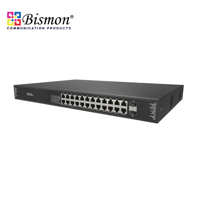 24 Port 10/100/1000M PoE+ 2xSFP slot Unmanaged Switch (600W)