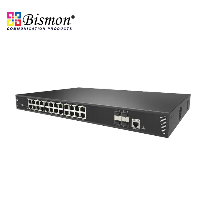 24Port 10/100/1000M PoE + 4SFP 1/10GB L3 Managed Switch(400W)