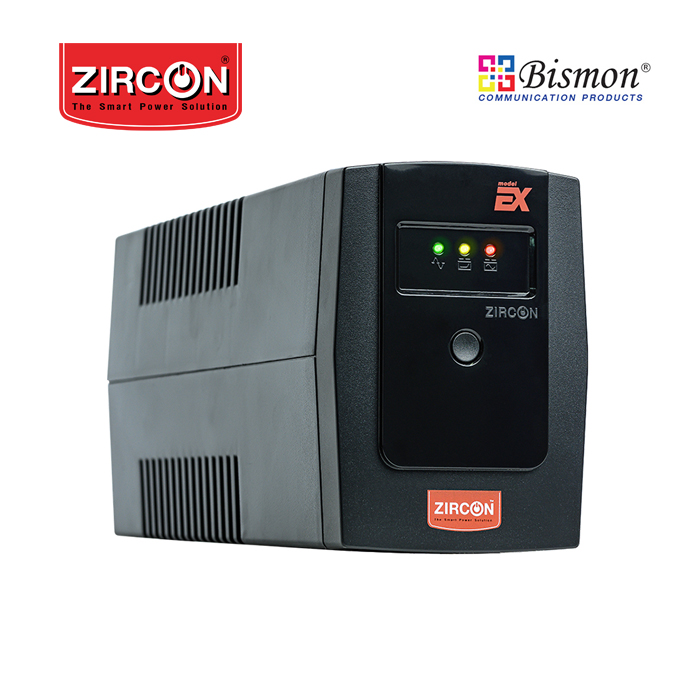 เครื่องสำรองไฟ Zircon Line Interactive UPS/ E.x. Fighting/ 850VA/450W/ LED Indicator (Tower type)