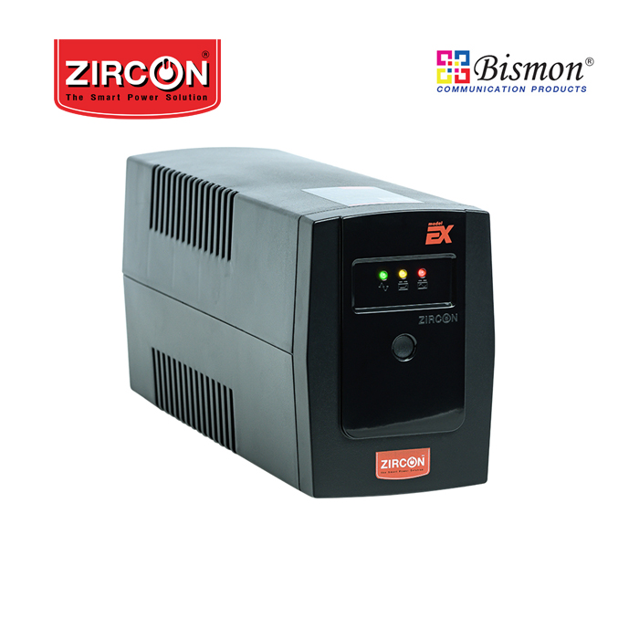 เครื่องสำรองไฟ Zircon Line Interactive UPS/ E.x. Fighting/ 850VA/450W/ LED Indicator (Tower type)