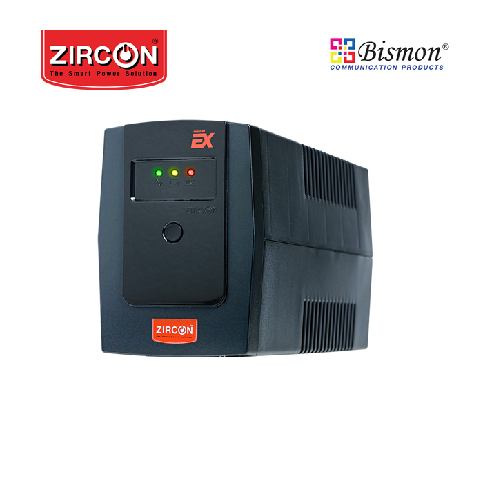เครื่องสำรองไฟ Zircon Line Interactive UPS/ E.x. Fighting/ 850VA/450W/ LED Indicator (Tower type)