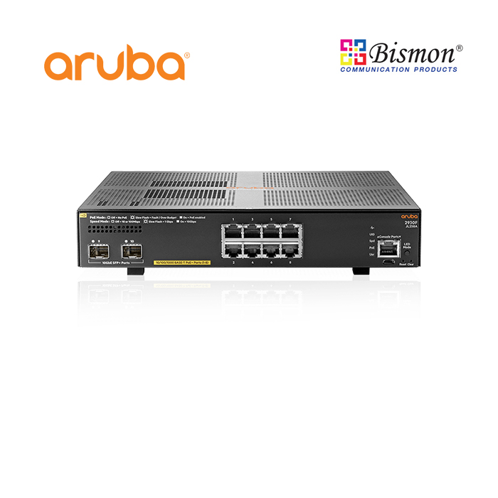 Aruba JL258A 2930F 8G PoE+ 2SFP+ Switch