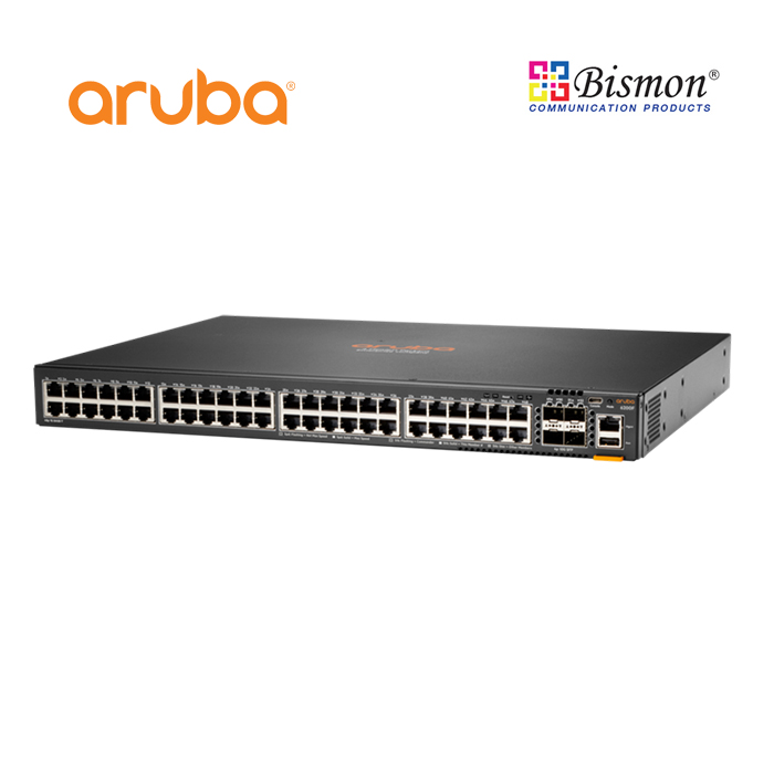 Aruba JL726A 6200F 48x ports 10/100/1000BASE-T Ports 4x 1/10G SFP ports L3