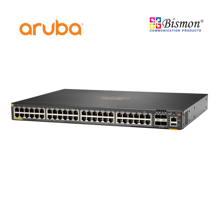 Aruba JL728A 6200F 48x ports 10/100/1000BASE-T Class 4 PoE Ports(740W), 4x 1/10G SFP ports L3