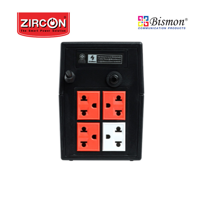 เครื่องสำรองไฟ Zircon Line Interactive UPS/ RE/ 1000VA/500W /LED Dindicator (Tower Type)