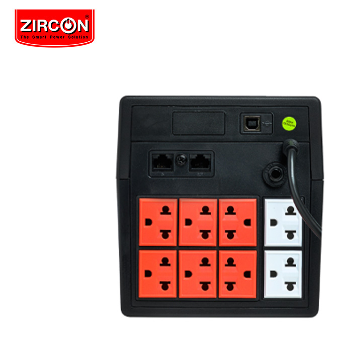 เครื่องสำรองไฟ Zircon UPS PI Pure Sinewave 2000VA 1400W RGB