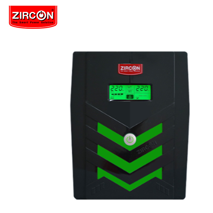 เครื่องสำรองไฟ Zircon UPS PI Pure Sinewave 2000VA 1400W RGB