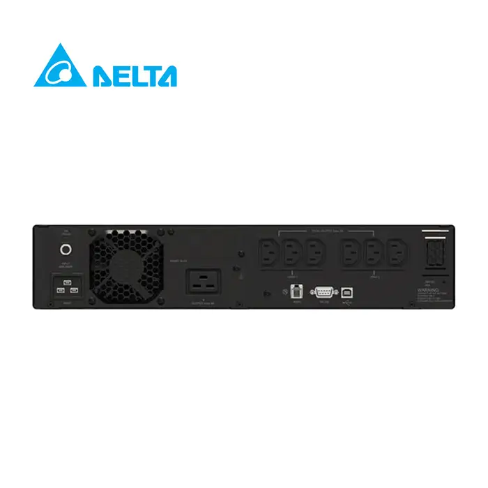 เครื่องสำรองไฟ DELTA RT-SERIES ONLINE 2000VA/1800W LCD RACKMOUNT 2U 3Y WARRANTY ONSITE