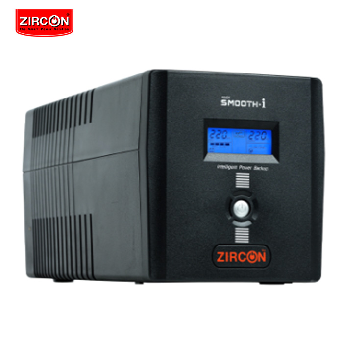 เครื่องสำรองไฟ Zircon Line Interactive UPS/ Smooth-i/ 1200VA/720W/ Digital Display (Tower type)