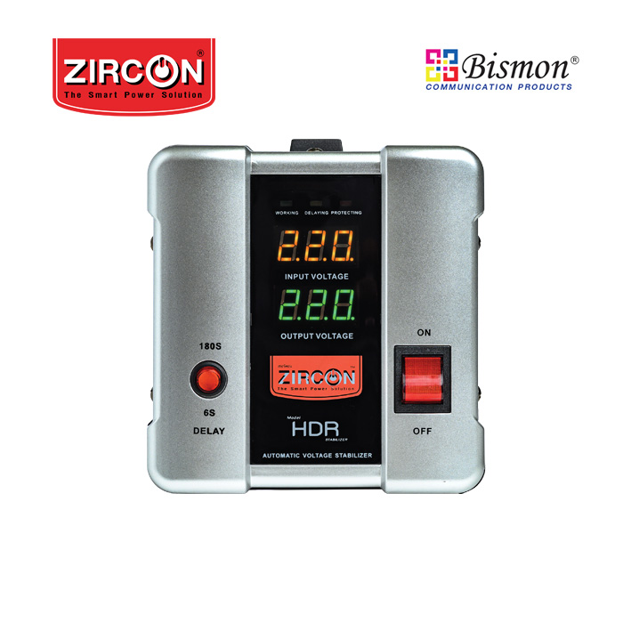 Zircon เครื่องปรับแรงดันไฟฟ้าอัตโนมัติ Automatic Voltage Stabilizer/ HDR/ 1000VA/800W
