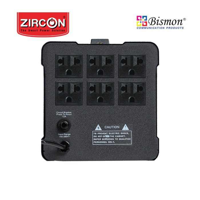 Zircon เครื่องปรับแรงดันไฟฟ้าอัตโนมัติ Automatic Voltage Stabilizer/ HDR/ 1000VA/800W