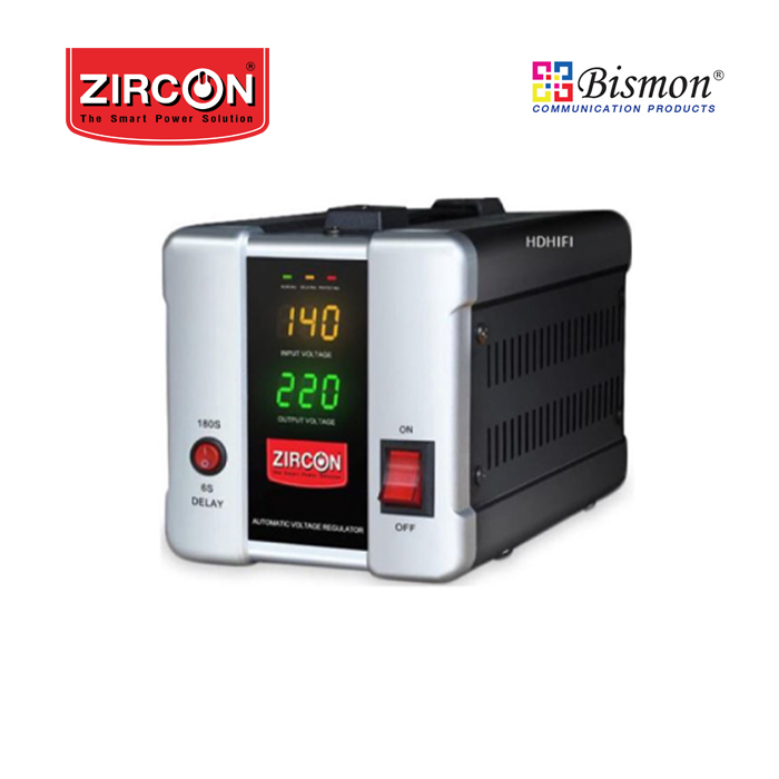 Zircon เครื่องปรับแรงดันไฟฟ้าอัตโนมัติ Automatic Voltage Stabilizer (AVS) รุ่น HDR 5000VA/4000W