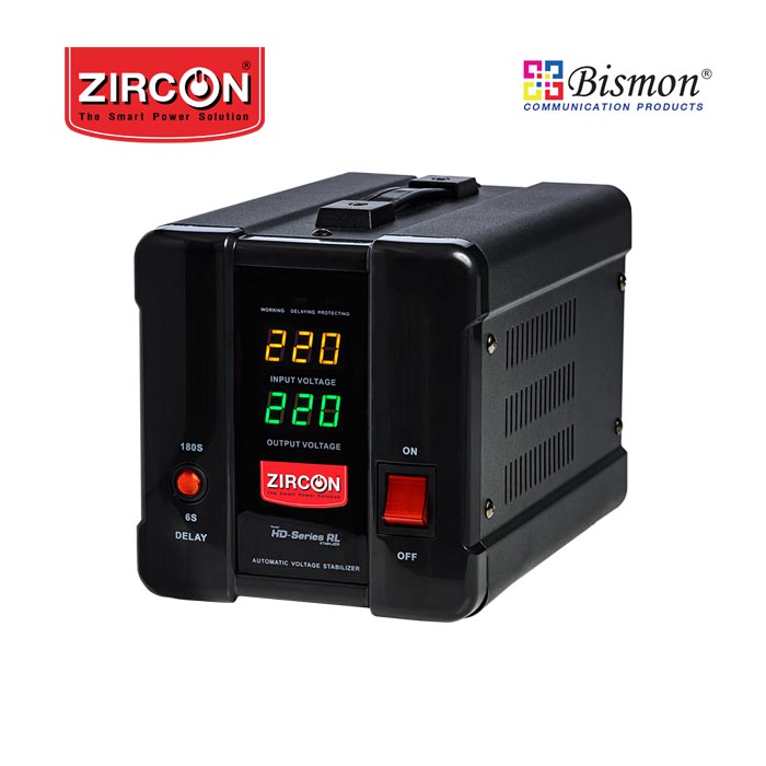 Zircon เครื่องปรับแรงดันไฟฟ้าอัตโนมัติ Automatic Voltage STABILIZERHD_RL2000VA/1600W