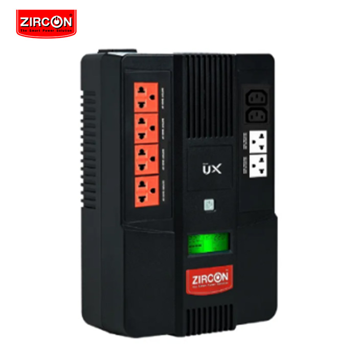 เครื่องสำรองไฟ Zircon UPS UX 1000VA/550W