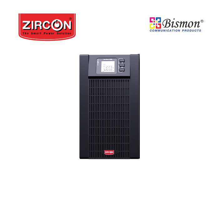 เครื่องสำรองไฟ Zircon True Online UPS :ZC-MPII/ 1000VA/900W/ Tower type