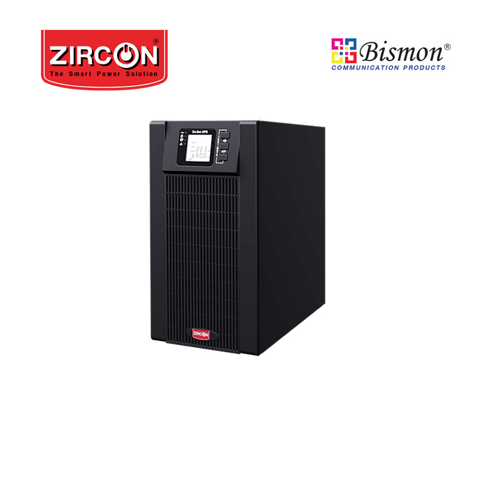 เครื่องสำรองไฟ Zircon True Online UPS :ZC-MPII/ 1000VA/900W/ Tower type