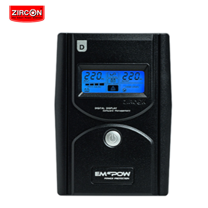 เครื่องสำรองไฟ Zircon  EMPOW ZIR-D Series : 1000VA/500W