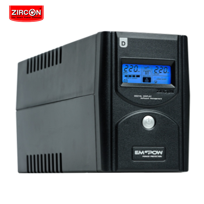 เครื่องสำรองไฟ Zircon  EMPOW ZIR-D Series : 1000VA/500W