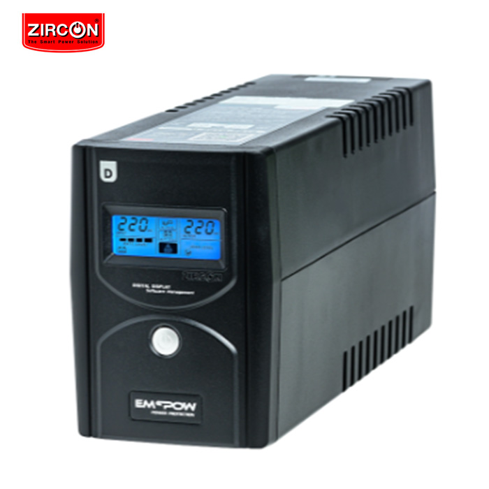 เครื่องสำรองไฟ Zircon  EMPOW ZIR-D Series : 1000VA/500W