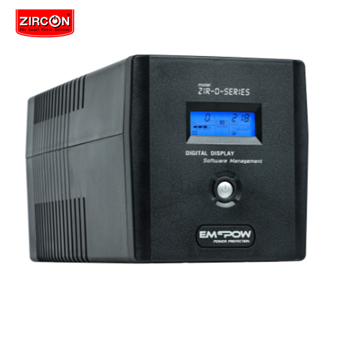 เครื่องสำรองไฟ UPS Zircon-EMPOW Zir-D-Series 1200VA/720W