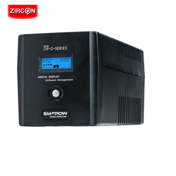 เครื่องสำรองไฟ UPS Zircon-EMPOW Zir-D-Series 1200VA/720W