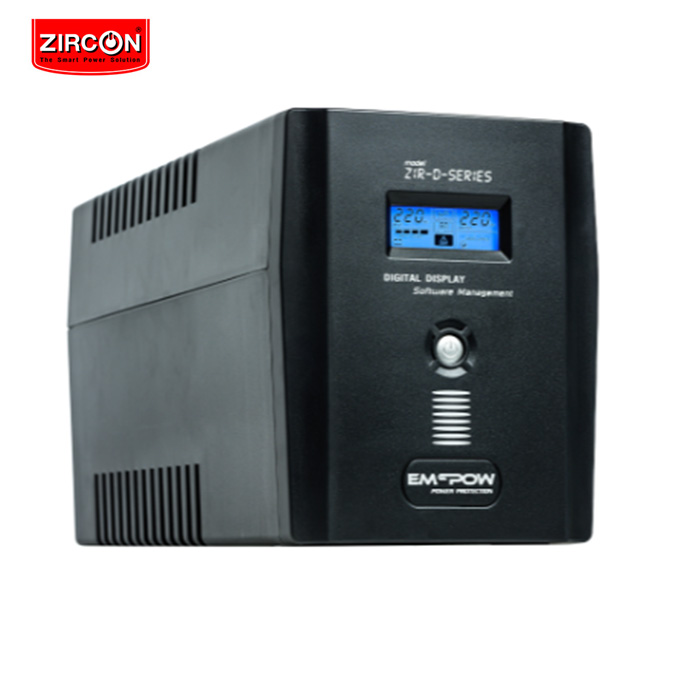 เครื่องสำรองไฟ UPS Zircon-EMPOW ZIRCON-Zir-D-Series 2000VA/1200W