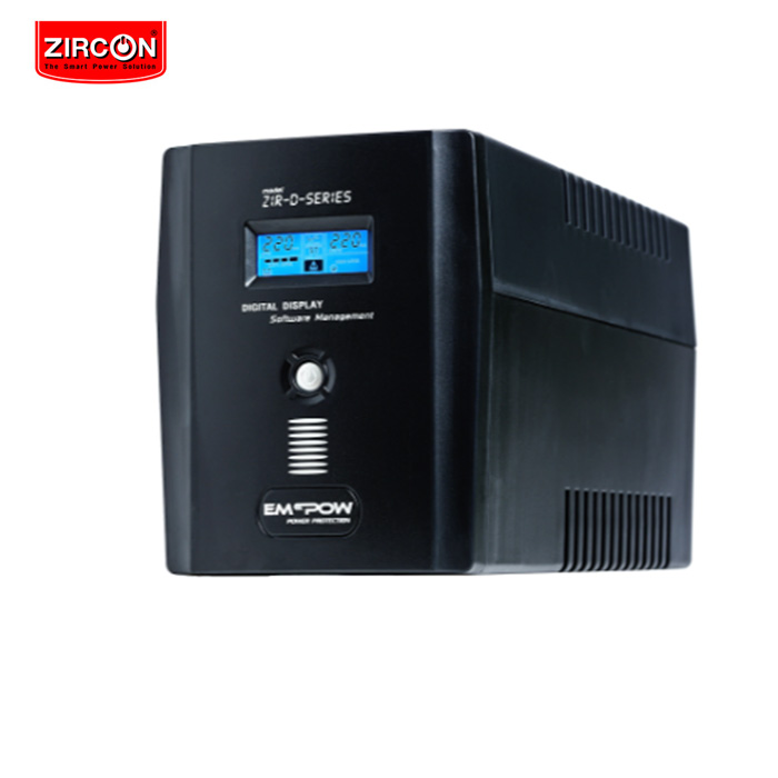 เครื่องสำรองไฟ UPS Zircon-EMPOW ZIRCON-Zir-D-Series 2000VA/1200W
