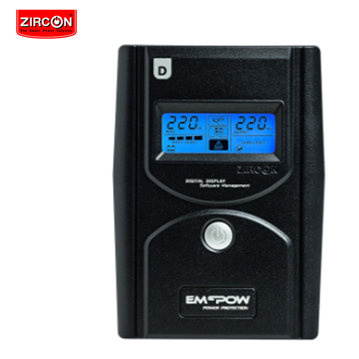เครื่องสำรองไฟ Zircon EMPOW  Zir-D-Series 800VA/480W