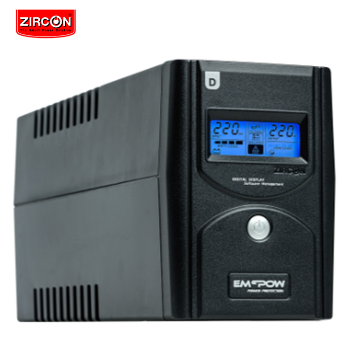 เครื่องสำรองไฟ Zircon EMPOW  Zir-D-Series 800VA/480W