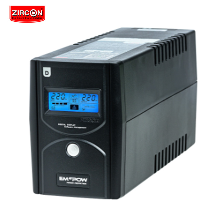 เครื่องสำรองไฟ Zircon EMPOW  Zir-D-Series 800VA/480W