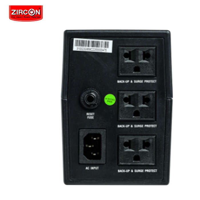 เครื่องสำรองไฟ Zircon ZIR_E_SERIES_1000VA/500W  UPS