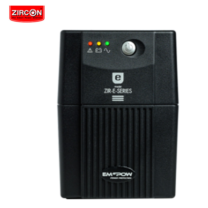 เครื่องสำรองไฟ Zircon EMPOW ZIR_E_SERIES_800VA/480W UPS - Zir-E-Series 800VA/480W