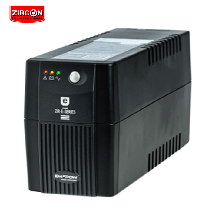 เครื่องสำรองไฟ Zircon EMPOW ZIR_E_SERIES_800VA/480W UPS - Zir-E-Series 800VA/480W