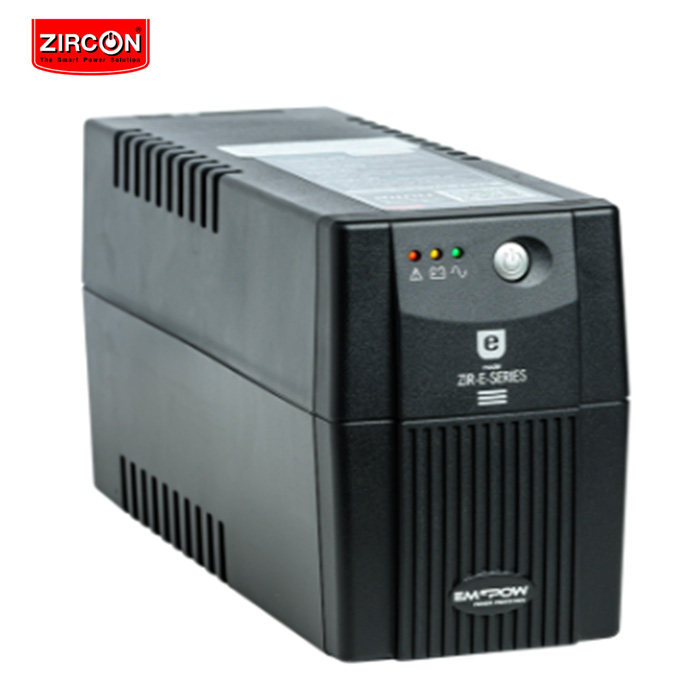 เครื่องสำรองไฟ Zircon EMPOW ZIR_E_SERIES_800VA/480W UPS - Zir-E-Series 800VA/480W
