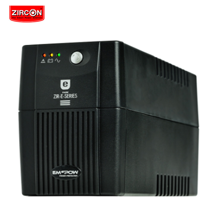 เครื่องสำรองไฟ Zircon EMPOW ZIR_E_SERIES_800VA/480W UPS - Zir-E-Series 800VA/480W